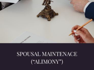 Spousal Maintenance (“Alimony”)